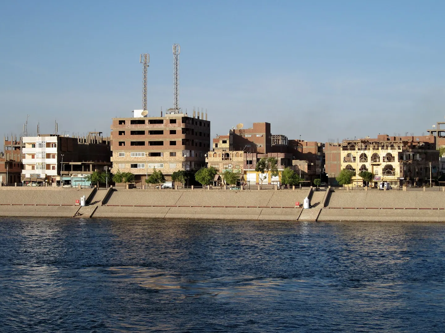 Nilstranden vid Kom Ombo
