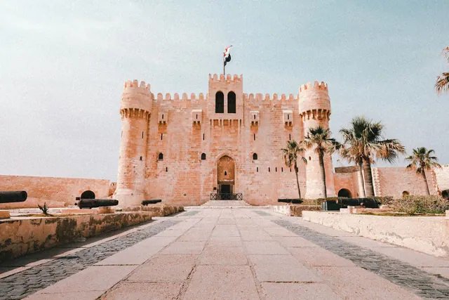 Fästningen vid havet i Alexandria.