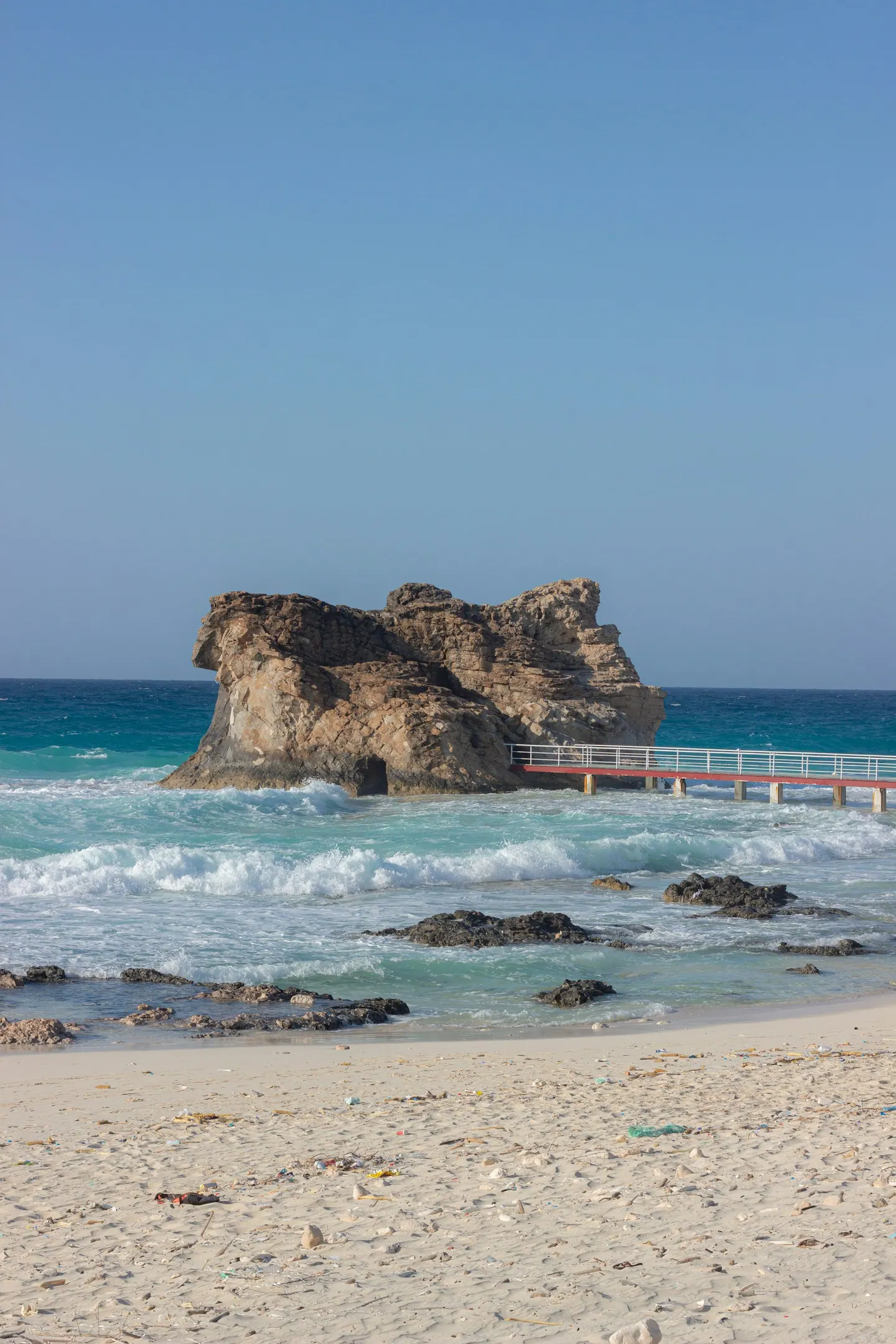 Kusten vid Kleopatras bad i Marsa Matruh