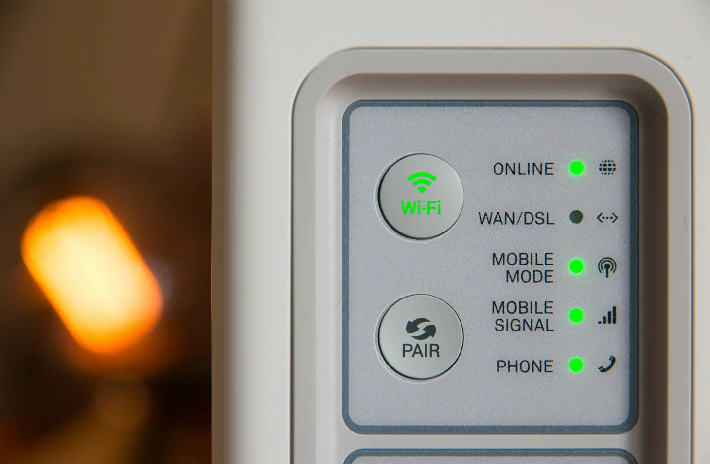 Illustrationsbild: router för internetanslutning.