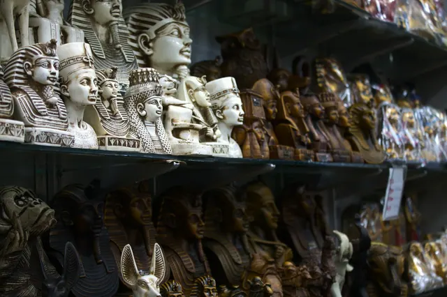 Souvenirer i Gamla Kairo.
