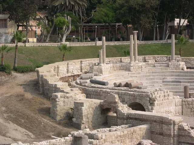 Den så kallade teatern vid Kom el Dikka i Alexandria.