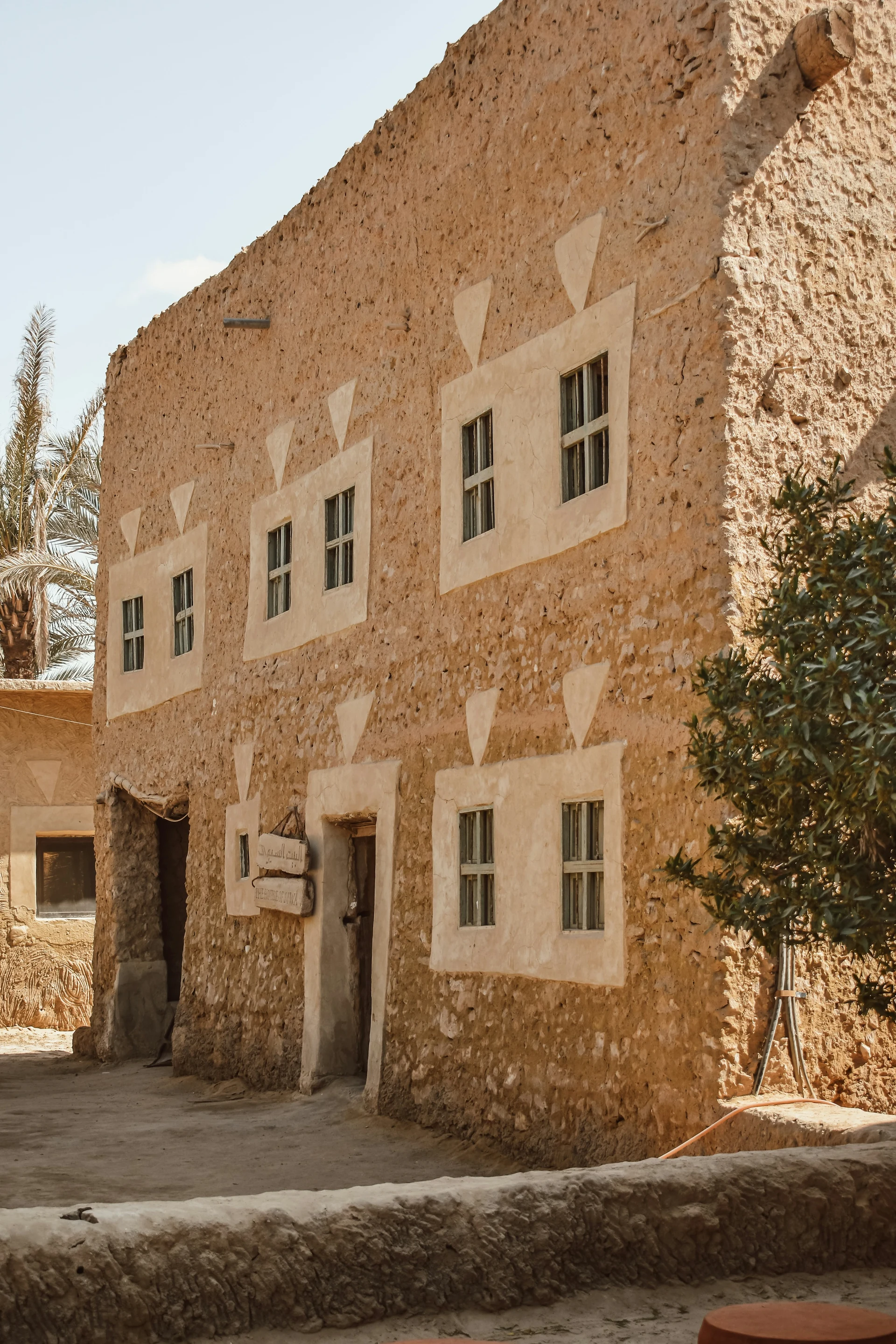 Traditionell bebyggelse i oasen Siwa